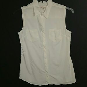 Button Down Business Casual Blouse